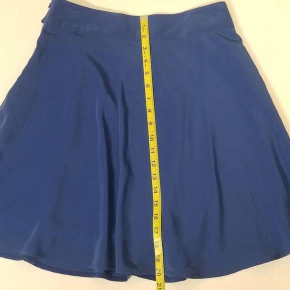 Banana Republic Blue Mini Circle Skirt Size 4 - Picture 3 of 12